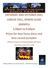 HALLOWEEN DISCO FOR UNDER 12'S